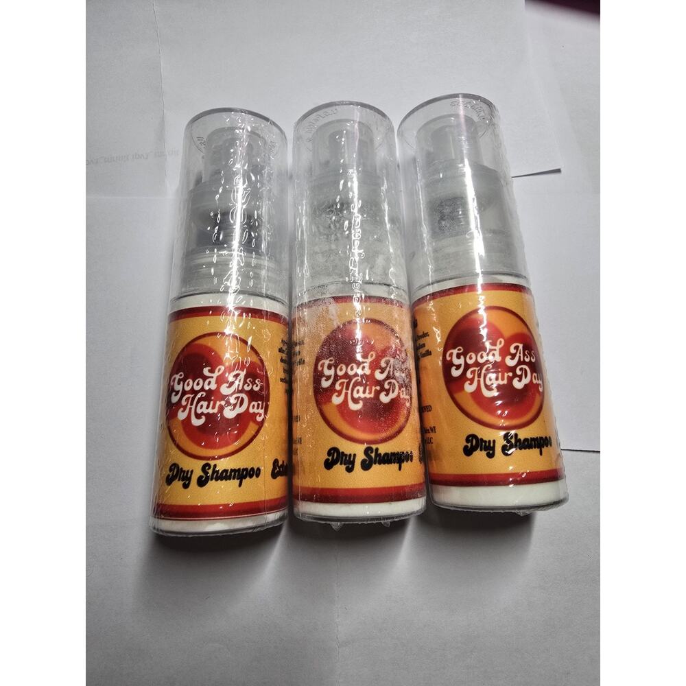 New Good Ass Hair Day Dry Shampoo All-Natural Aerosol-Free Travel Size X 3
